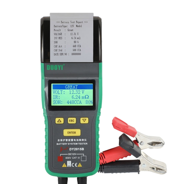 DUOYI DY2015B Car 12V Battery Tester - free shipping - PMC TechLife - Order now!