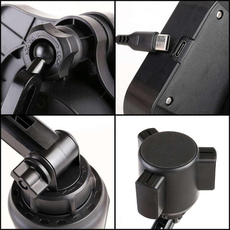 Car Multi-function Water Cup Holder with Wireless Charging Function - Car Drink Holders by PMC TechLife | Online Shopping South Africa | PMC TechLife | Buy Now Pay Later Mobicred