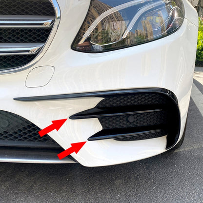 Car Front Bumper AMG Air Inlet Grille Decoration Sticker Strip for Mercedes-Benz E Class W213 2016-2020/E200/E260/E300 (Black) - Decorative Strip by PMC Jewellery | Online Shopping South Africa | PMC Jewellery | Buy Now Pay Later Mobicred