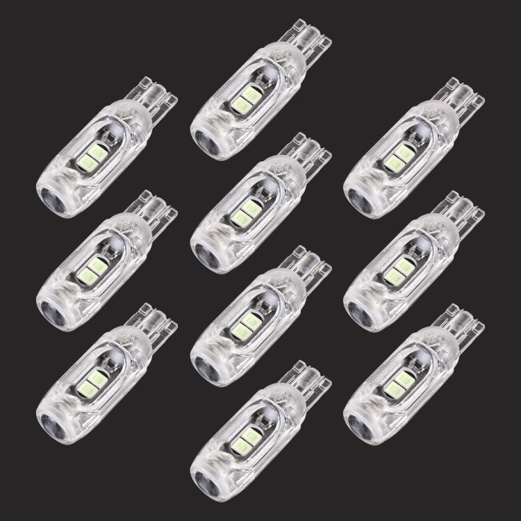 10 PCS T10 DC12V / 1W Car Clearance Light 5LEDs SMD-3030 Lamp Beads (Ice Blue Light) - Clearance Lights by PMC Jewellery | Online Shopping South Africa | PMC Jewellery | Buy Now Pay Later Mobicred