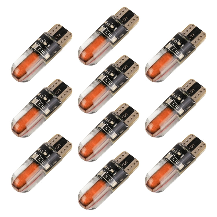 10 PCS T10 DC12V / 1W Car Clearance Light COB Lamp Beads (Pink Light) - Clearance Lights by PMC TechLife | Online Shopping South Africa | PMC TechLife | Buy Now Pay Later Mobicred