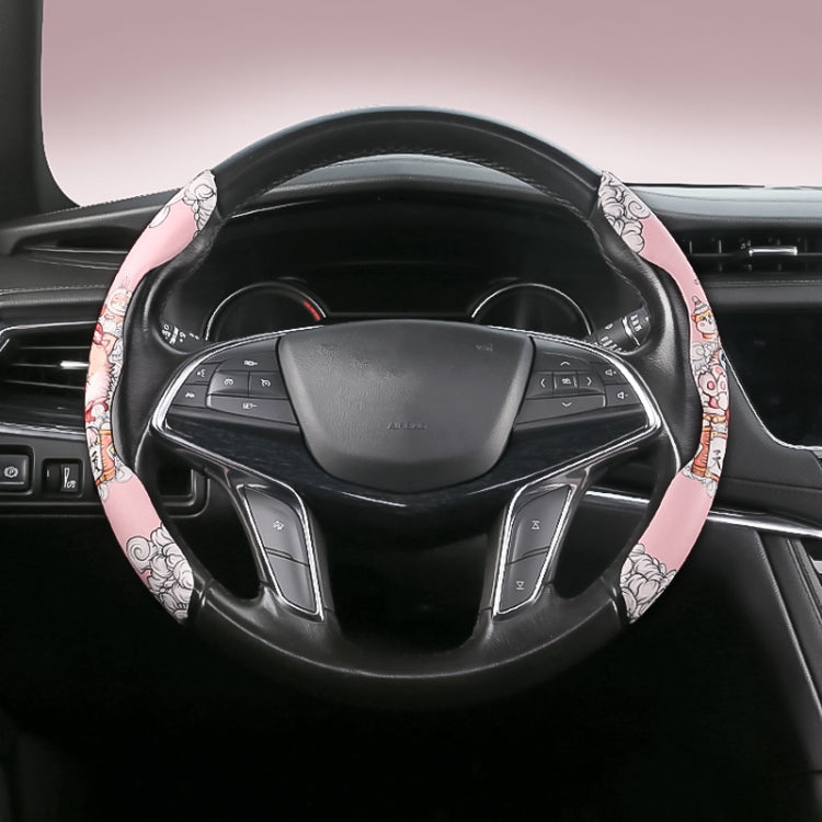 Car Universal China-Chic Relief Steering Wheel Cover (A Born Beauty) - Steering Wheel Accessories by PMC Jewellery | Online Shopping South Africa | PMC Jewellery | Buy Now Pay Later Mobicred