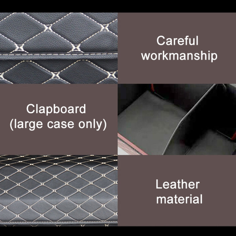 Car Trunk Foldable Storage Box, Rhombic Grid Small Size: 33 x 32 x 30cm (Black) - Stowing Tidying by PMC Jewellery | Online Shopping South Africa | PMC Jewellery | Buy Now Pay Later Mobicred