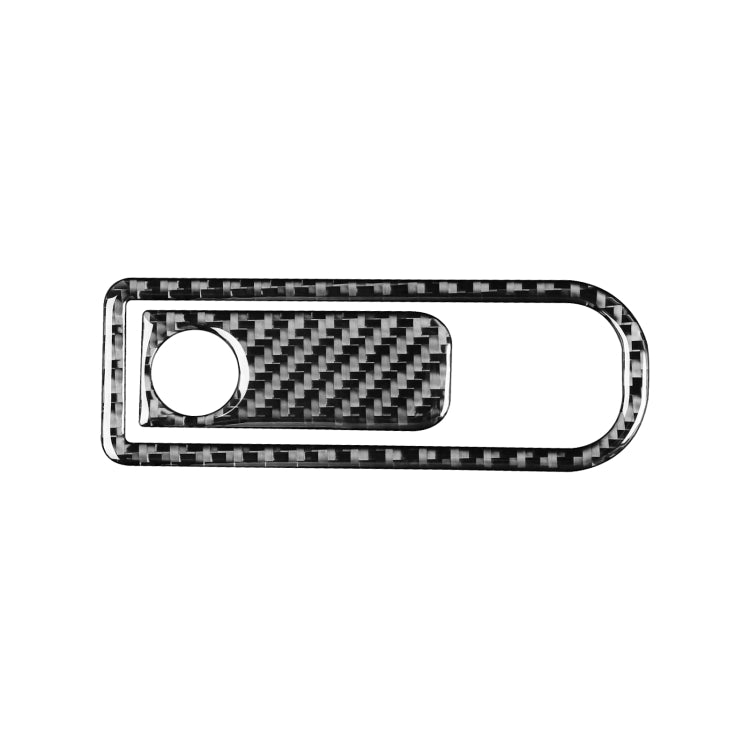 2 PCS / Set Carbon Fiber Car Glove Box Switch Decorative Sticker for Mercedes-Benz B-Class 2019 / GLB 2020,Left and Right Drive Universal - Car Interior Mouldings by PMC Jewellery | Online Shopping South Africa | PMC Jewellery | Buy Now Pay Later Mobicred