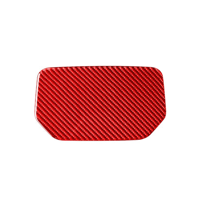 Carbon Fiber Car Dashboard Storage Box Mat Decorative Sticker for Toyota Tundra 2014-2018,Left and Right Drive Universal (Red) - Car Interior Mouldings by PMC Jewellery | Online Shopping South Africa | PMC Jewellery | Buy Now Pay Later Mobicred