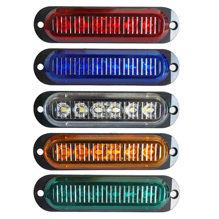 5 PCS MK-093 Car / Truck 6LEDs Side Marker Indicator Lights Bulb Lamp (Yellow Light) - Clearance Lights by PMC Jewellery | Online Shopping South Africa | PMC Jewellery | Buy Now Pay Later Mobicred