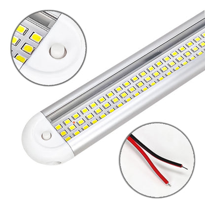 2 PCS ZS-3385 DC12-85V High Bright 120LEDs Lamp Beads Car Dome Light Cabin Light Bar - Dome Lights by PMC Jewellery | Online Shopping South Africa | PMC Jewellery | Buy Now Pay Later Mobicred