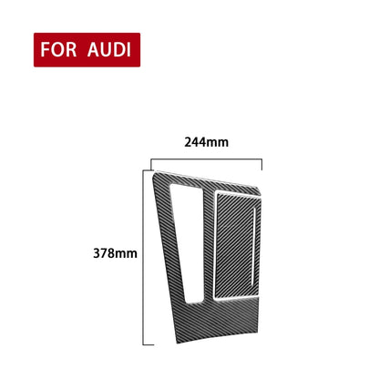 Car Carbon Fiber Gear Panel Decorative Sticker for Audi A6L / A7 2019-, Left Drive - Car Interior Mouldings by PMC Jewellery | Online Shopping South Africa | PMC Jewellery | Buy Now Pay Later Mobicred