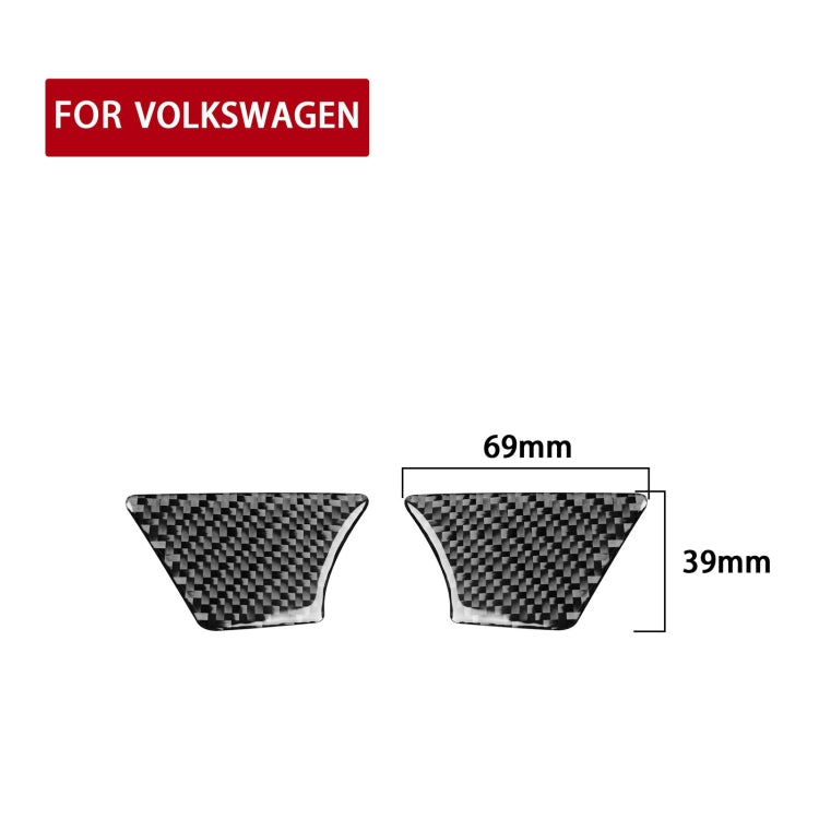 Car Carbon Fiber Inside Door Bowl Decorative Sticker for Volkswagen Beetle 2012-2019, Left and Right Drive Universal - Car Interior Mouldings by PMC Jewellery | Online Shopping South Africa | PMC Jewellery | Buy Now Pay Later Mobicred