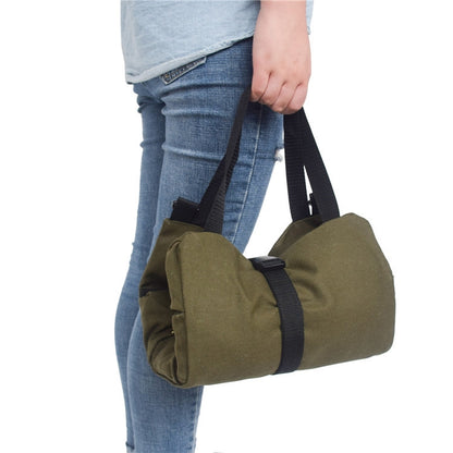 Car Auto Multi-function Canvas Storage Bag Portable Tool Bag Hanging Pocket Bag (Khaki) - Seat Accessories by PMC Jewellery | Online Shopping South Africa | PMC Jewellery | Buy Now Pay Later Mobicred