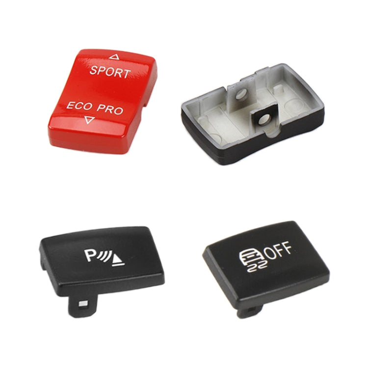 For BMW 3 Series Left Driving Car Central Control Multi-function Sport Button 6131 9252 912(Red) - Car Switches by PMC TechLife | Online Shopping South Africa | PMC TechLife | Buy Now Pay Later Mobicred