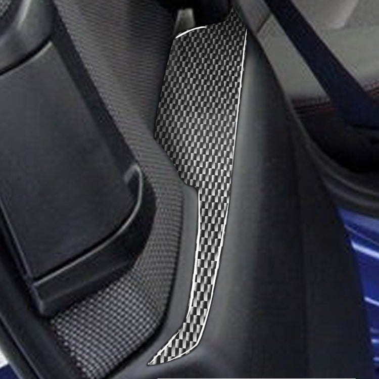 2 PCS Car Carbon Fiber Rear Armrest Decorative Sticker for Mazda RX8 2004-2008, Left and Right Drive Universal - Car Interior Mouldings by PMC Jewellery | Online Shopping South Africa | PMC Jewellery | Buy Now Pay Later Mobicred