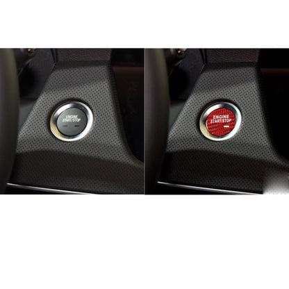 Car Carbon Fiber Engine Start Button Decorative Cover Trim for Cadillac XTS (Red) - Decoration Rings by PMC Jewellery | Online Shopping South Africa | PMC Jewellery | Buy Now Pay Later Mobicred