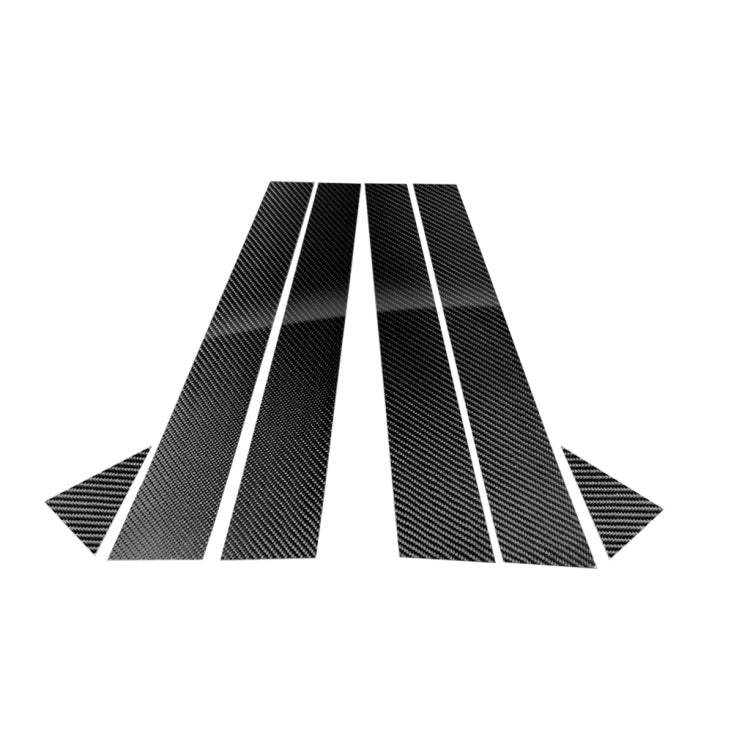 Car Carbon Fiber B Pillar Decorative Sticker for Audi A4L 2017-, Left and Right Drive Universal - Car Interior Mouldings by PMC TechLife | Online Shopping South Africa | PMC TechLife | Buy Now Pay Later Mobicred
