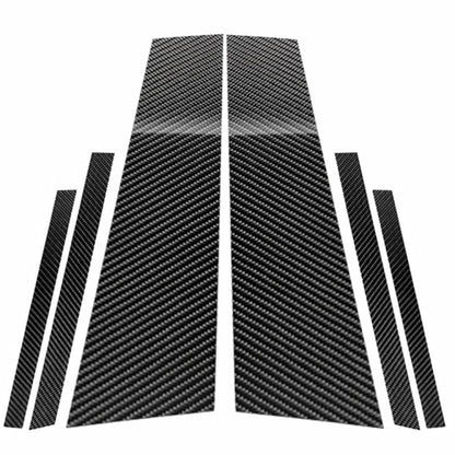 Car Carbon Fiber B Pillar Decorative Sticker for BMW 5GT F07 2012-2017, Left and Right Drive Universal - Car Interior Mouldings by PMC Jewellery | Online Shopping South Africa | PMC Jewellery | Buy Now Pay Later Mobicred