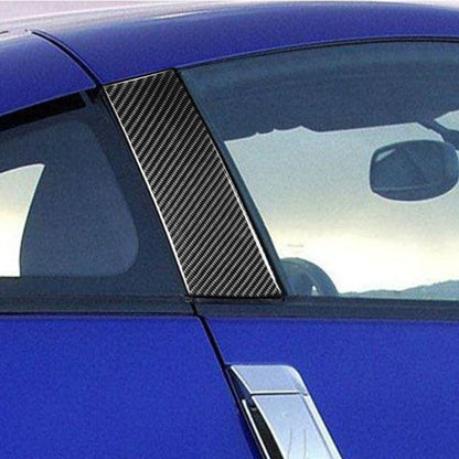 Car Carbon Fiber B-Pillar Decorative Sticker for Nissan 350Z 2003-2009, Left and Right Drive Universal - Car Interior Mouldings by PMC Jewellery | Online Shopping South Africa | PMC Jewellery | Buy Now Pay Later Mobicred