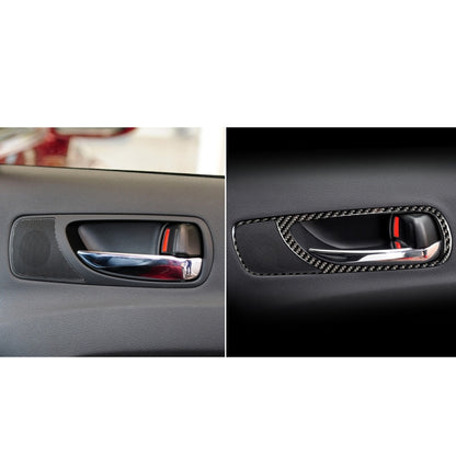 Car Carbon Fiber Rear Door Handle Decorative Sticker for Lexus IS250 300 350C 2006-2012, Left and Right Drive Universal - Car Interior Mouldings by PMC Jewellery | Online Shopping South Africa | PMC Jewellery | Buy Now Pay Later Mobicred