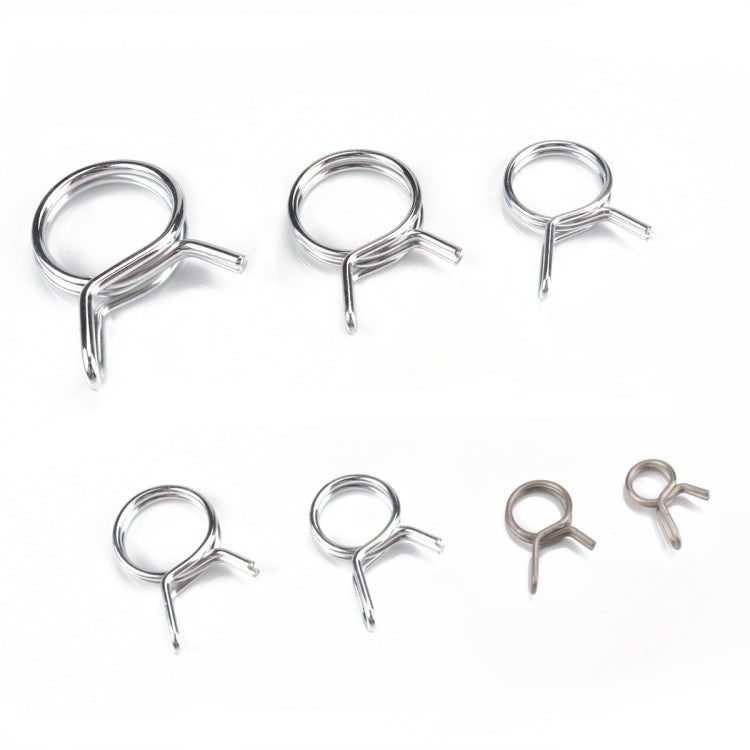 70 PCS Double Wire Spring Tube Clamp Water Pipe Clamps, Size: 5.0-18mm - Booster Cable & Clip by PMC Jewellery | Online Shopping South Africa | PMC Jewellery | Buy Now Pay Later Mobicred