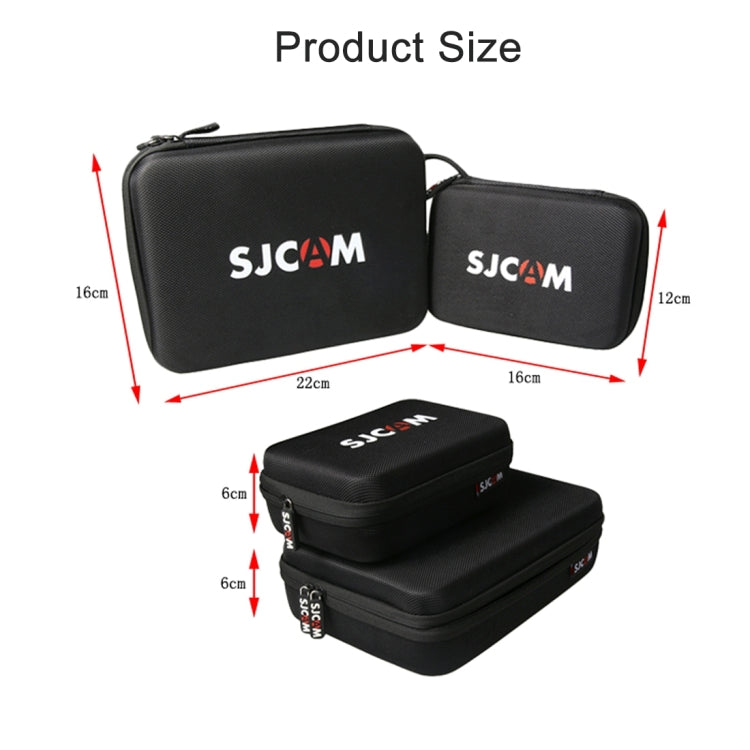 Portable Shockproof Shatter-resistant Wear-resisting Camera Bag Carrying Travel Case for SJCAM SJ4000 / SJ5000 / SJ6000 / SJ7000 / SJ8000 / SJ9000 Sport Action Camera & Selfie Stick and Other Accessories, Size: 22 * 16 * 6 cm - Carry Cases by PMC Jewellery | Online Shopping South Africa | PMC Jewellery | Buy Now Pay Later Mobicred