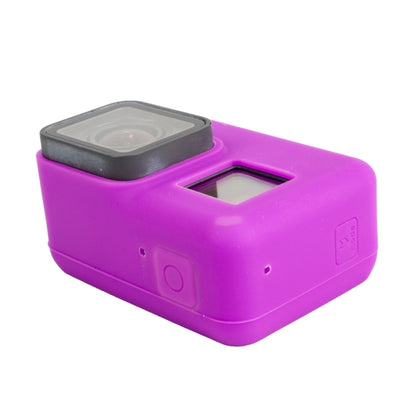 For GoPro HERO5 Silicone Housing Protective Case Cover Shell(Purple) - Silicone Cases by PMC Jewellery | Online Shopping South Africa | PMC Jewellery | Buy Now Pay Later Mobicred