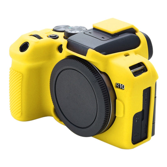 For Canon EOS R10 Soft Silicone Protective Case (Yellow) - Protective Case by PMC Jewellery | Online Shopping South Africa | PMC Jewellery