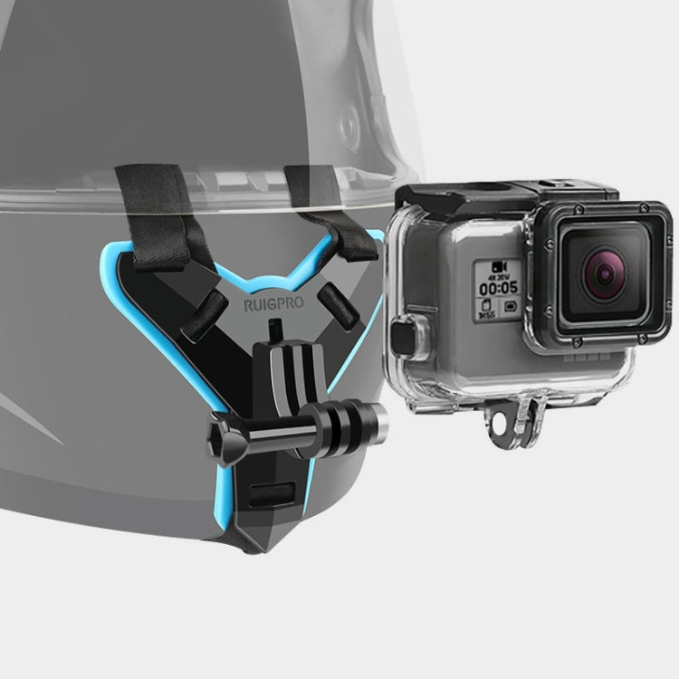 Helmet Belt Mount + Waterproof Housing Protective Case for GoPro HERO7 Black /6 /5 - Helmet Mount by PMC TechLife | Online Shopping South Africa | PMC TechLife | Buy Now Pay Later Mobicred