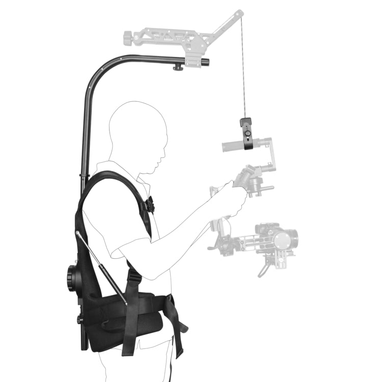YELANGU B1 Stabilizer Vest Camera Support System for DSLR & DV Cameras, Load: 3-10kg (Black) - free shipping - PMC TechLife - Order now!