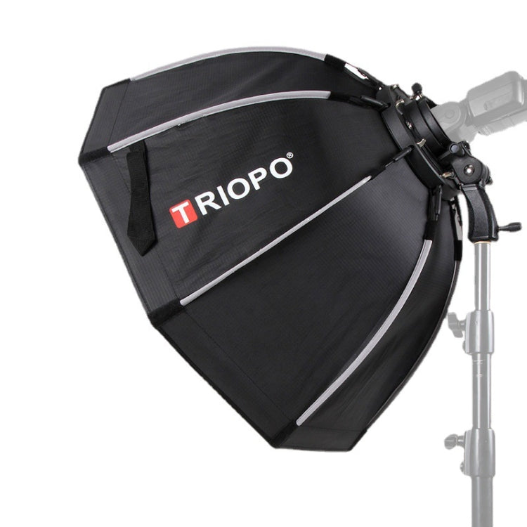 TRIOPO KS2-90 90cm Fast Loading Speedlite Flash Octagon Parabolic Softbox Diffuser (Black) - free shipping - PMC TechLife - Order now!
