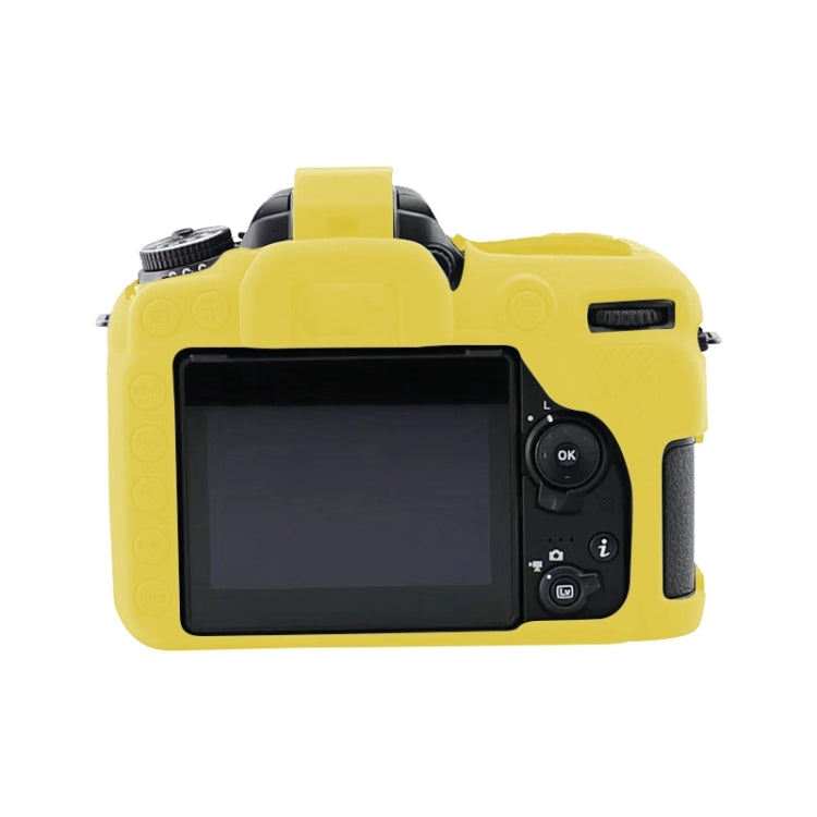 Soft Silicone Protective Case for Nikon D7500(Yellow) - Protective Case by PMC TechLife | Online Shopping South Africa | PMC TechLife | Buy Now Pay Later Mobicred