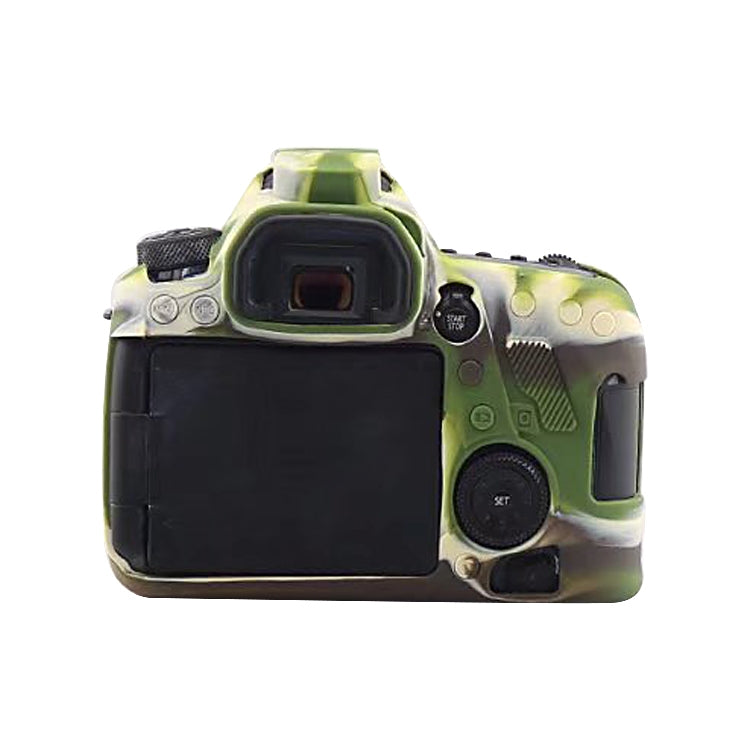 For Canon EOS 6D Mark II Soft Silicone Protective Case (Camouflage) - Protective Case by PMC TechLife | Online Shopping South Africa | PMC TechLife | Buy Now Pay Later Mobicred