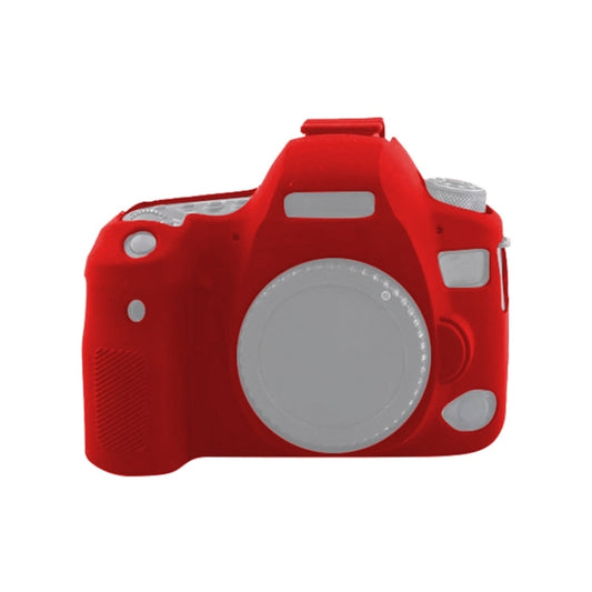 For Canon EOS 6D Mark II Soft Silicone Protective Case (Red) - Protective Case by PMC Jewellery | Online Shopping South Africa | PMC Jewellery | Buy Now Pay Later Mobicred