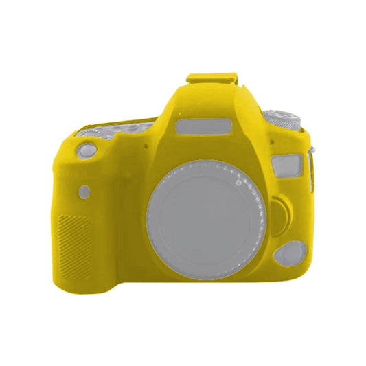 For Canon EOS 6D Mark II Soft Silicone Protective Case (Yellow) - Protective Case by PMC Jewellery | Online Shopping South Africa | PMC Jewellery | Buy Now Pay Later Mobicred