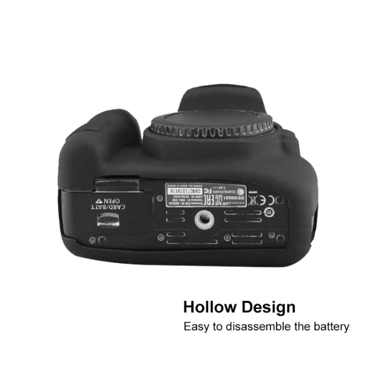 Soft Silicone Protective Case for Canon EOS 2000D (Yellow) - Protective Case by PMC TechLife | Online Shopping South Africa | PMC TechLife | Buy Now Pay Later Mobicred