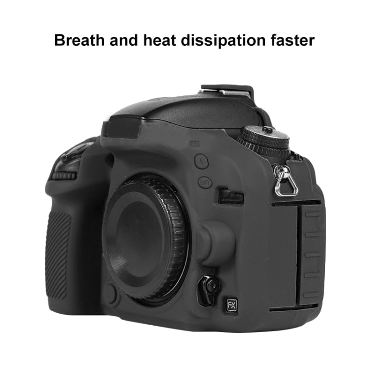 For Nikon D600 / D610 Soft Silicone Protective Case(Red) - Protective Case by PMC TechLife | Online Shopping South Africa | PMC TechLife | Buy Now Pay Later Mobicred