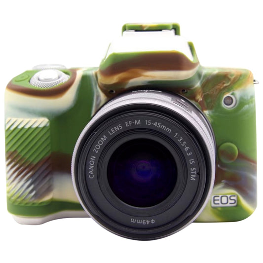 For Canon EOS M50 Mark II / M50 II Soft Silicone Protective Case(Camouflage) - Protective Case by PMC Jewellery | Online Shopping South Africa | PMC Jewellery | Buy Now Pay Later Mobicred