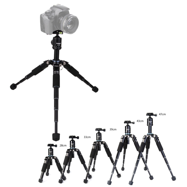 Fotopro M-5 MINI Adjustable 160mm-470mm 3kg Burden Aluminium Alloy Tripod Holder Stand Mount for Card Machine & DSLR & Lomo & Mirrorless Camera & Digital Camera - Tripods by Fotopro | Online Shopping South Africa | PMC Jewellery | Buy Now Pay Later Mobicred