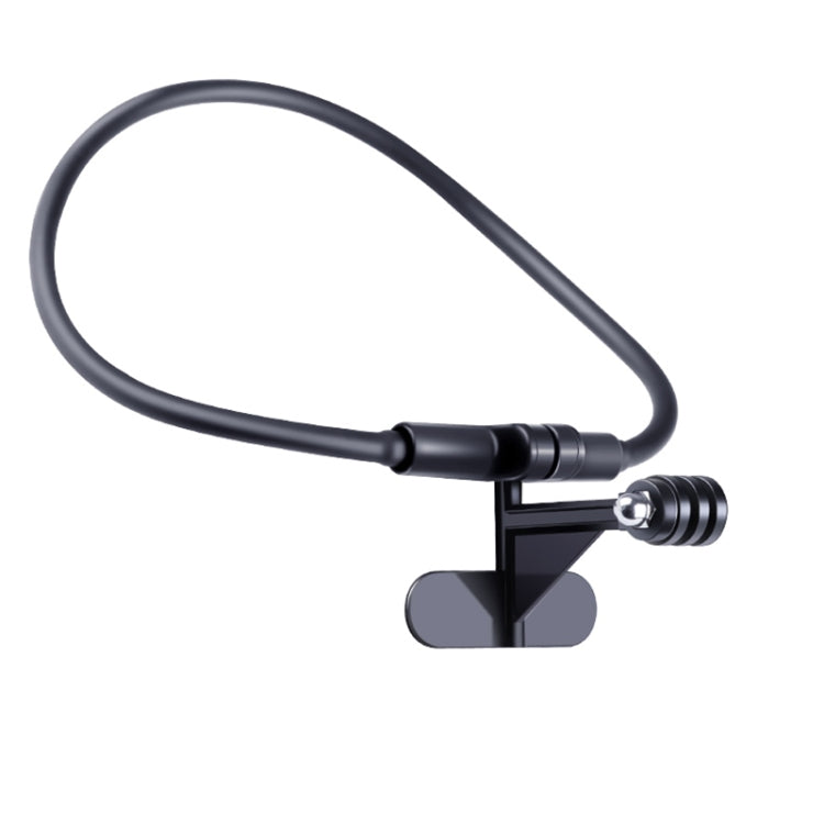 Hands Free Lazy Wearable Neck Camera Holder (Black) - Holder by PMC TechLife | Online Shopping South Africa | PMC TechLife | Buy Now Pay Later Mobicred
