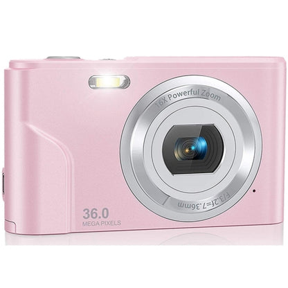 DC311 2.4 inch 36MP 16X Zoom 2.7K Full HD Digital Camera Children Card Camera, UK Plug (Pink) - Children Cameras by PMC Jewellery | Online Shopping South Africa | PMC Jewellery | Buy Now Pay Later Mobicred