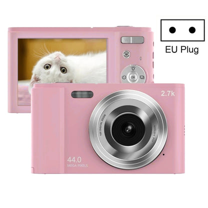 DC302 2.88 inch 44MP 16X Zoom 2.7K Full HD Digital Camera Children Card Camera, EU Plug (Pink) - Children Cameras by PMC Jewellery | Online Shopping South Africa | PMC Jewellery | Buy Now Pay Later Mobicred