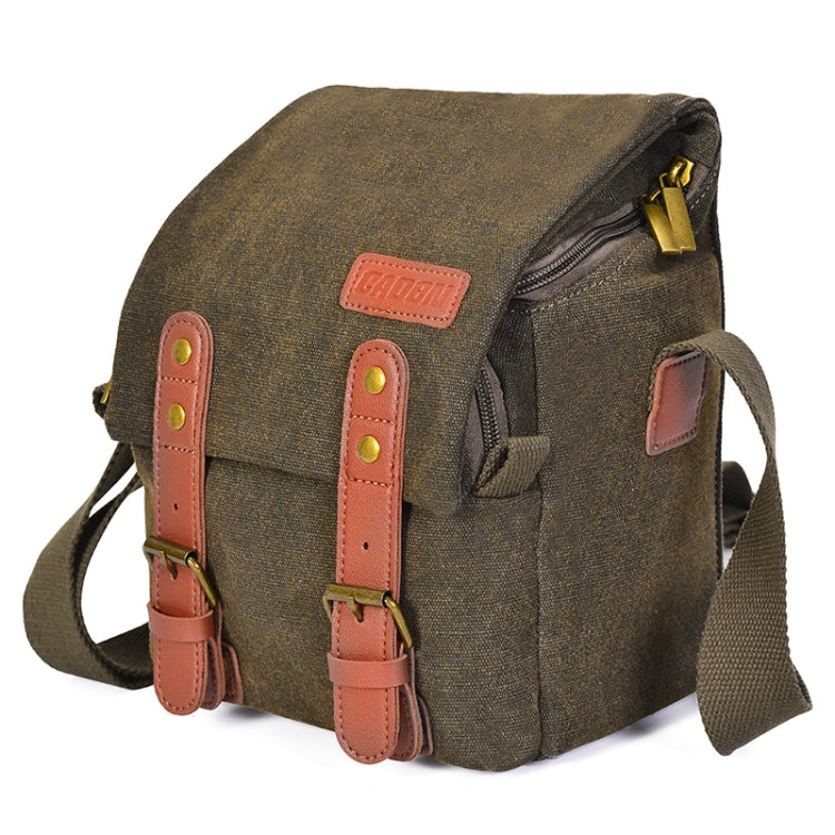 CADEN N1 Simple Retro Multifunctional Canvas Waterproof Digital Camera Photography Bag (Coffee) - free shipping - PMC TechLife - Order now!