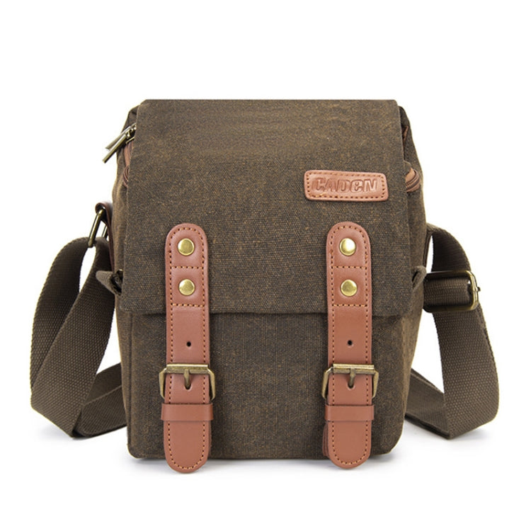 CADEN N1 Simple Retro Multifunctional Canvas Waterproof Digital Camera Photography Bag (Coffee) - free shipping - PMC TechLife - Order now!