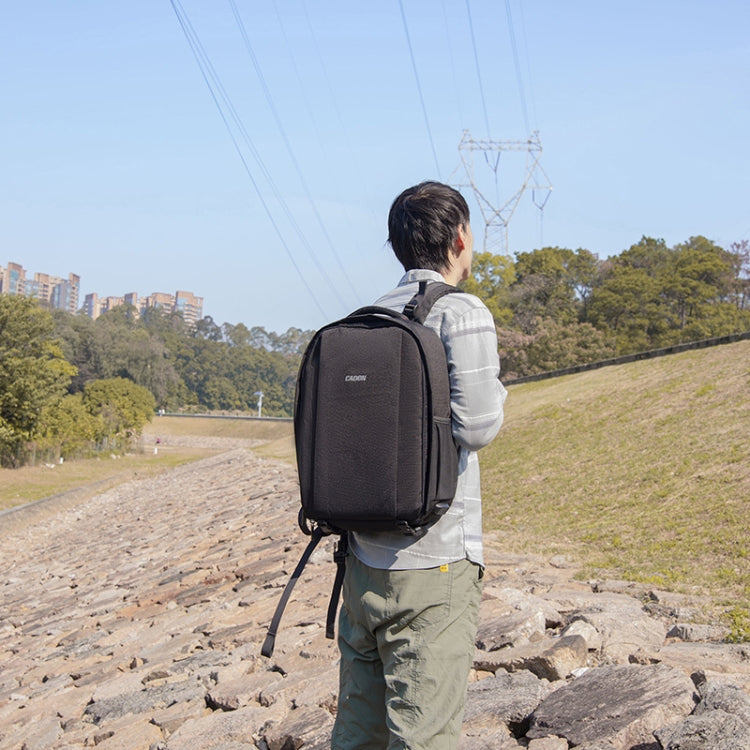 CADeN Multifunctional Shoulder SLR Camera Lens Bag Photography Backpack (Black) - free shipping - PMC TechLife - Order now!