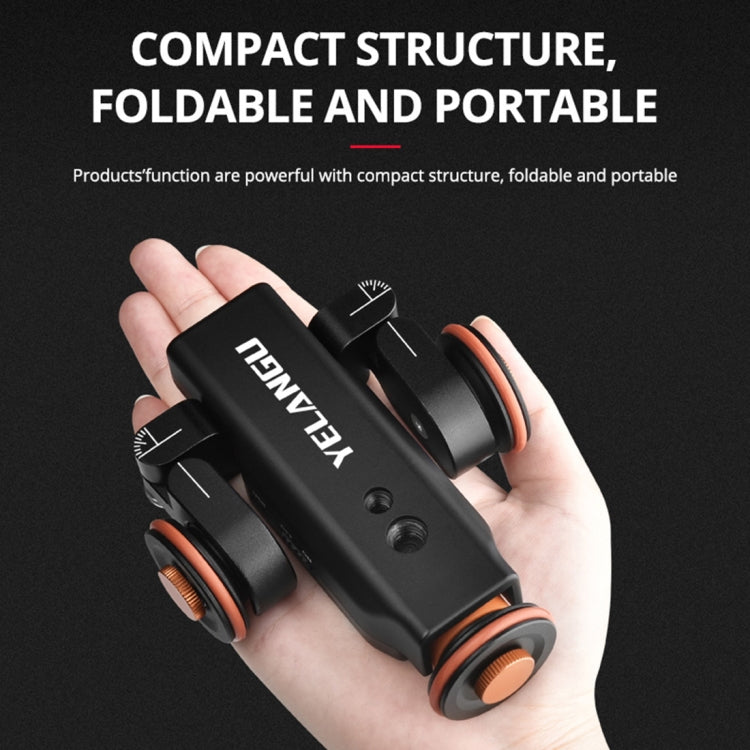 YELANGU L4X Camera Wheel Dolly + PC141 Phone Clamp with Remote, Load: 3kg - free shipping - PMC TechLife - Order now!