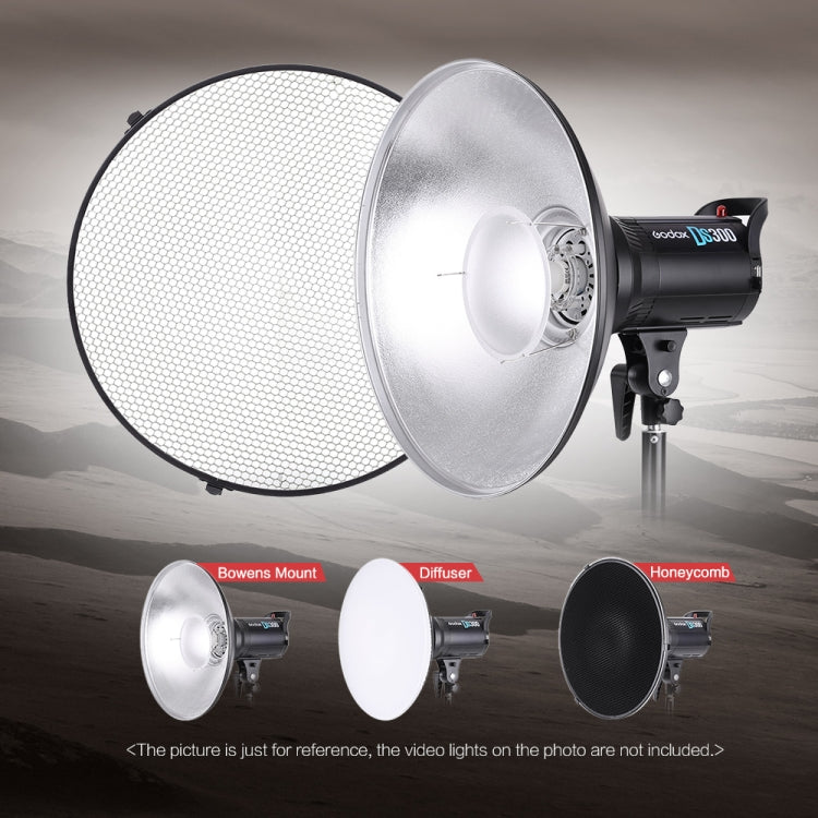 Godox RS42CM 42cm Studio White Beauty Dish Reflector Bowens Mount Diffuser - free shipping - PMC TechLife - Order now!