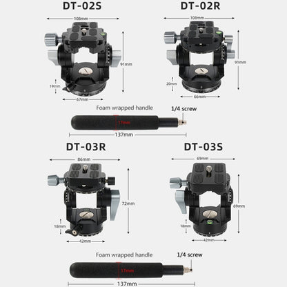 BEXIN DT-03R/S 720 Degree Panorama Heavy Duty Tripod Action Fluid Drag Head with Quick Release Plate - Tripod Heads by BEXIN | Online Shopping South Africa | PMC Jewellery | Buy Now Pay Later Mobicred