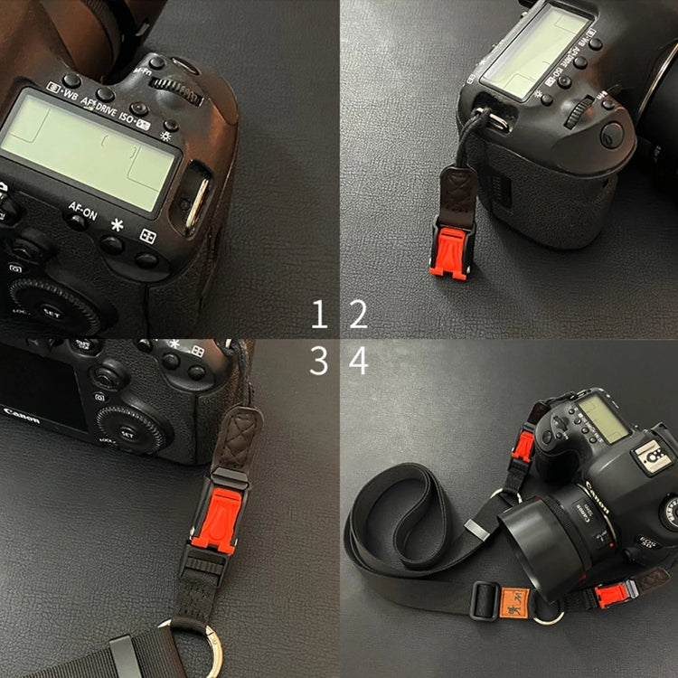XJ03 Camera Shoulder Hanging Neck Strap(Black) - Camera Strap by PMC TechLife | Online Shopping South Africa | PMC TechLife | Buy Now Pay Later Mobicred