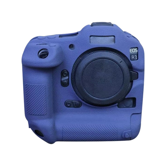 For Canon EOS R3 Soft Silicone Protective Case (Blue) - Protective Case by PMC Jewellery | Online Shopping South Africa | PMC Jewellery | Buy Now Pay Later Mobicred