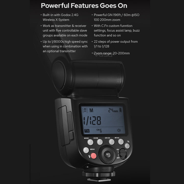 Godox V850III 2.4GHz Wireless Flash Speedlite Camera Light(EU Plug) - free shipping - PMC TechLife - Order now!