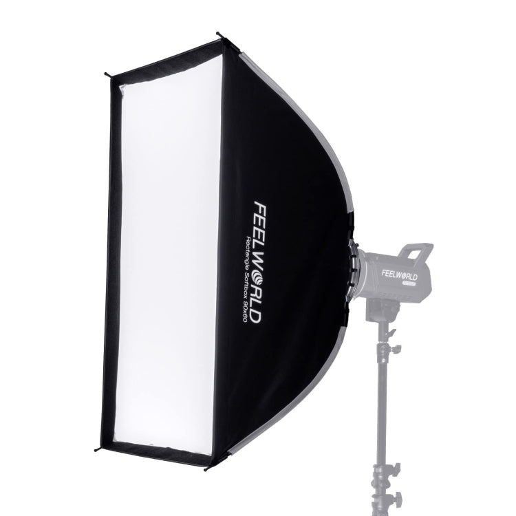 FEELWORLD FSR90 60x90cm Rectangular Softbox Quick Release Bowens Mount Diffuser - free shipping - PMC TechLife - Order now!