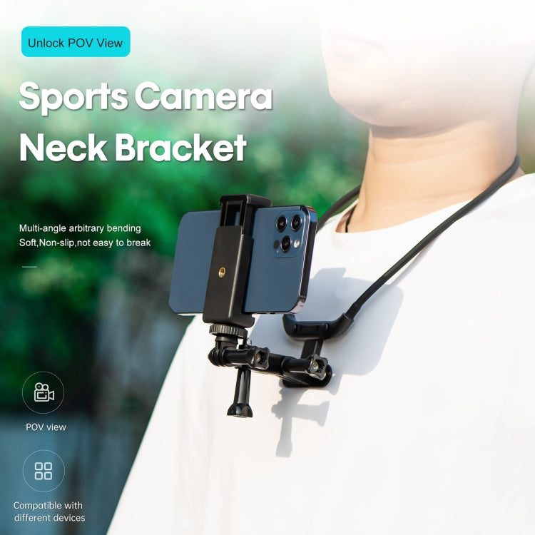 STARTRC Hands Free Lazy Wearable Neck Camera Holder FPV Vlog POV Mount (Black) - Holder by STARTRC | Online Shopping South Africa | PMC TechLife | Buy Now Pay Later Mobicred